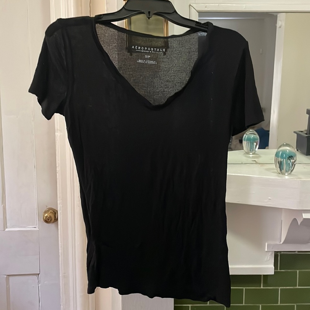 Aeropostale Black T-Shirt